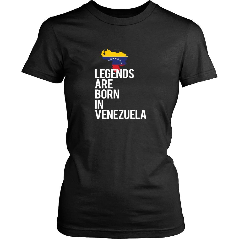 Venezuela Shirt - Legends are born in Venezuela - National Heritage Gift-T-shirt-Teelime | shirts-hoodies-mugs