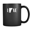 Vermont Love Vermont 11oz Black Mug-Drinkware-Teelime | shirts-hoodies-mugs