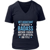 Vet Assistant Shirt - Vet Assistant because badass mother fucker isn't an official job title - Profession Gift-T-shirt-Teelime | shirts-hoodies-mugs
