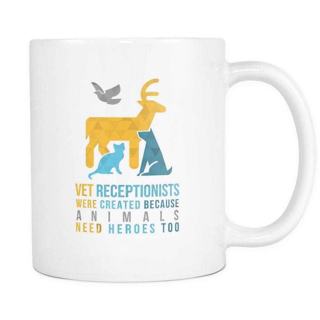 Vet Receptionist Pawprint Travel Mug – I love Veterinary