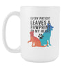 Vet cup - WhiteEvery patient leaves a pawprint-Drinkware-Teelime | shirts-hoodies-mugs
