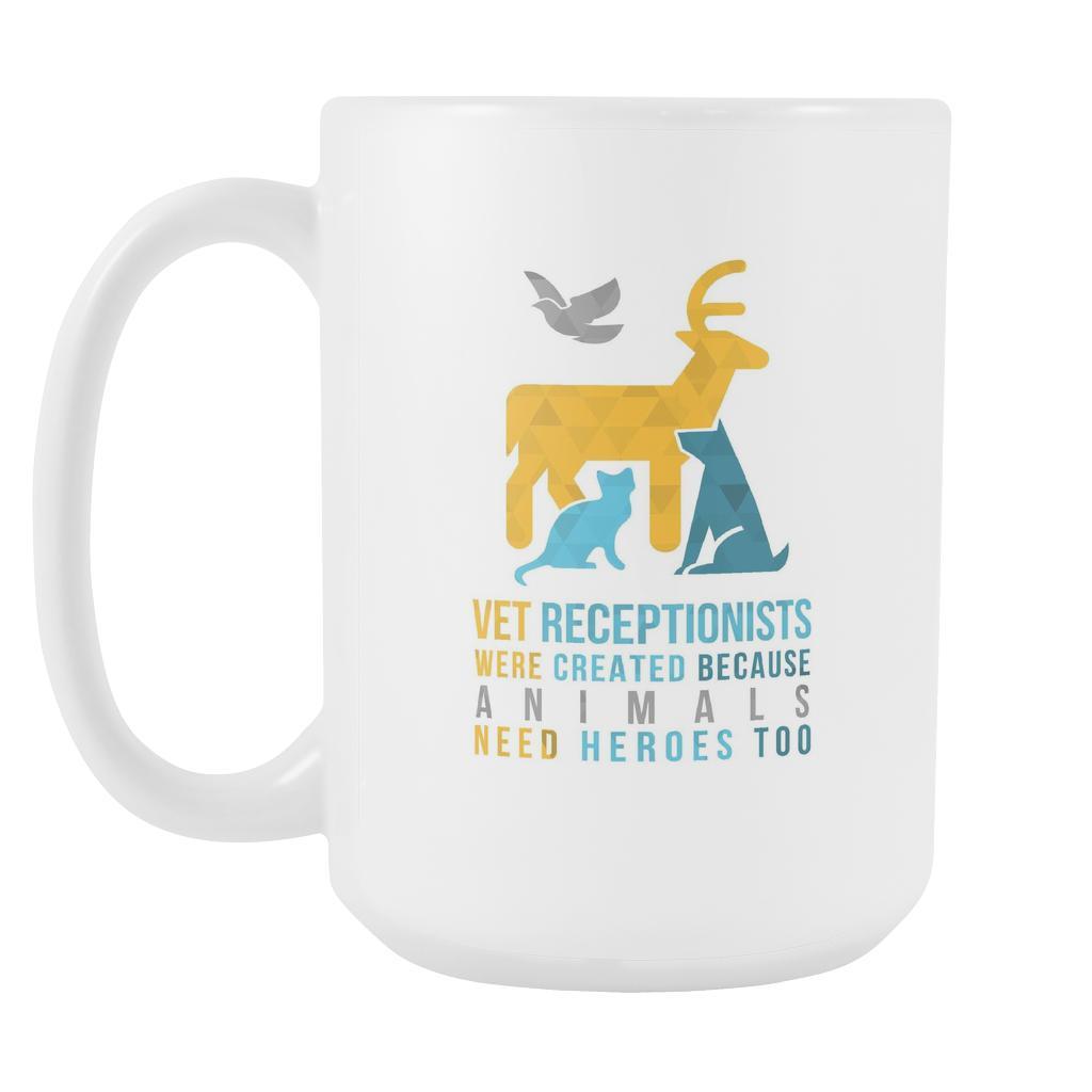 Vet Mug - Vet Receptionists Heroes-Drinkware-Teelime | shirts-hoodies-mugs