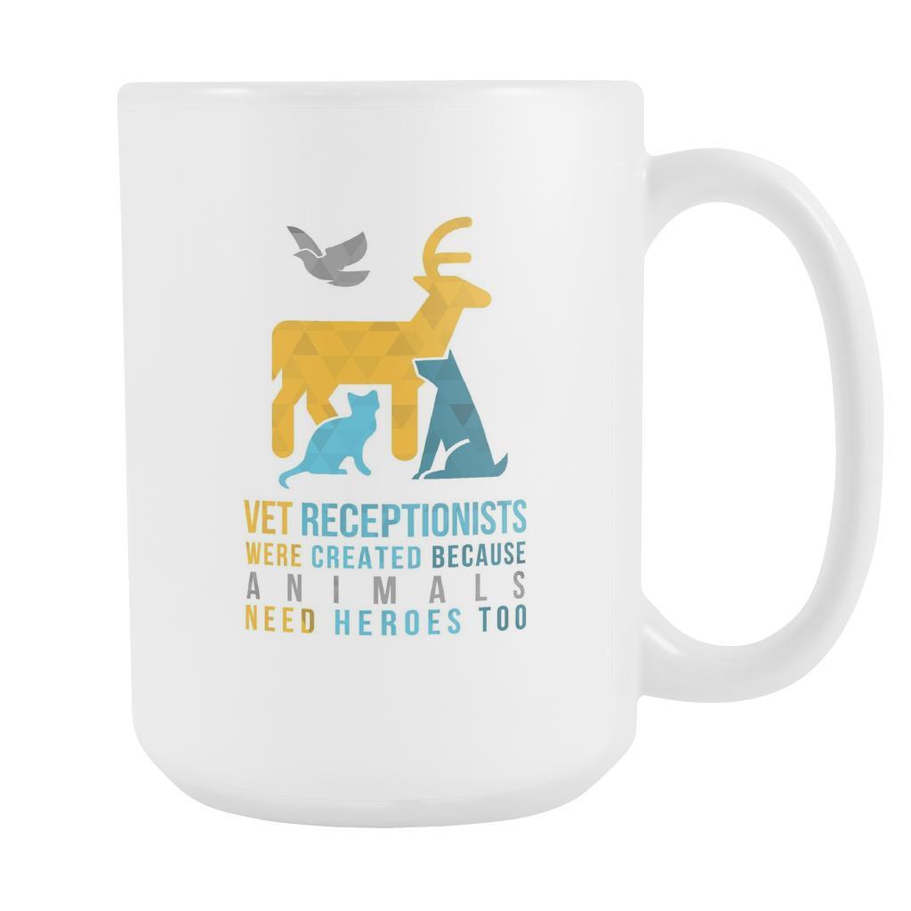 Vet Mug - Vet Receptionists Heroes-Drinkware-Teelime | shirts-hoodies-mugs
