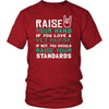Vet Nurse Shirt - Raise your hand if you love Vet Nurse , if not raise your standards - Profession Gift-T-shirt-Teelime | shirts-hoodies-mugs