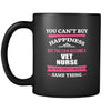 Vet nurse You can't buy happiness but you can become a Vet nurse and that's pretty much the same thing 11oz Black Mug-Drinkware-Teelime | shirts-hoodies-mugs