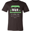 Vet receptionist Shirt - Everyone relax the Vet receptionist is here, the day will be save shortly - Profession Gift-T-shirt-Teelime | shirts-hoodies-mugs