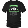 Vet receptionist Shirt - Everyone relax the Vet receptionist is here, the day will be save shortly - Profession Gift-T-shirt-Teelime | shirts-hoodies-mugs