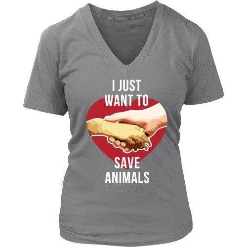 Vet T Shirt - I just want to save Animals-T-shirt-Teelime | shirts-hoodies-mugs