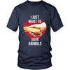 Vet T Shirt - I just want to save Animals-T-shirt-Teelime | shirts-hoodies-mugs