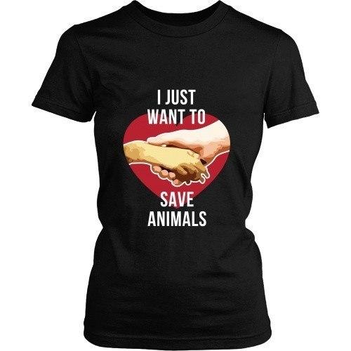 Vet T Shirt - I just want to save Animals-T-shirt-Teelime | shirts-hoodies-mugs