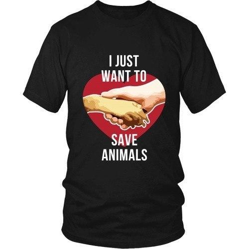 Vet T Shirt - I just want to save Animals-T-shirt-Teelime | shirts-hoodies-mugs