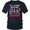 Vet T Shirt - I'm a Veterinary Assistant What's your superpower?-T-shirt-Teelime | shirts-hoodies-mugs