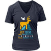 Vet T Shirt - Vet Techs were created because Animals need heroes too-T-shirt-Teelime | shirts-hoodies-mugs