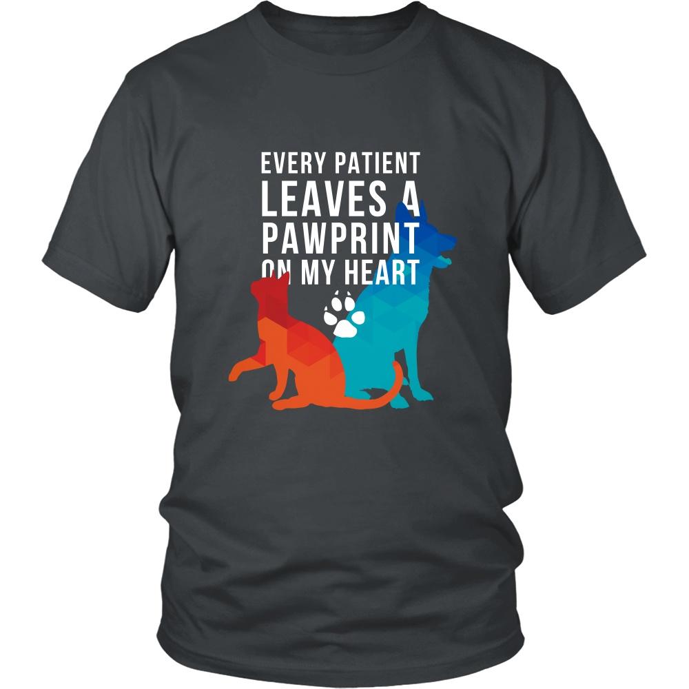 Vet T Shirts - Every Patient Leaves A Pawprint VCA Seaside Staff-T-shirt-Teelime | shirts-hoodies-mugs