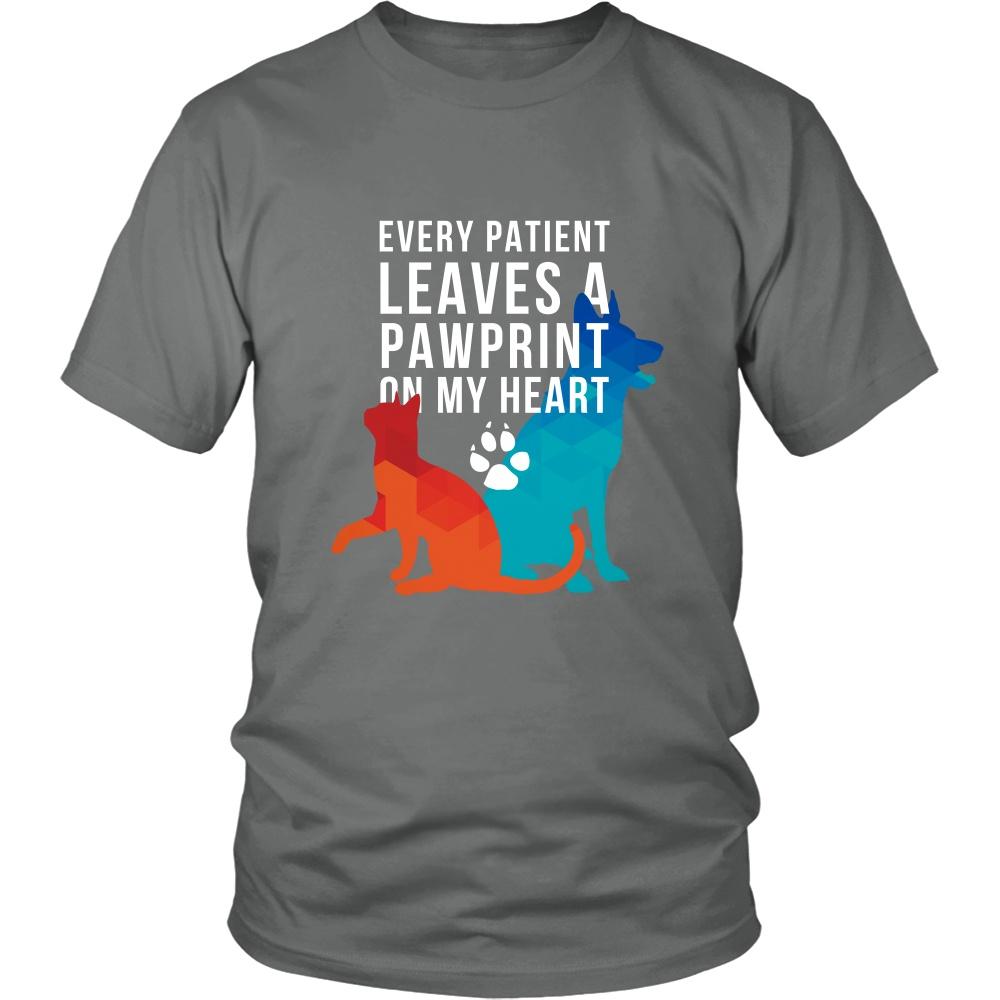 Vet T Shirts - Every Patient Leaves A Pawprint VCA Seaside Staff-T-shirt-Teelime | shirts-hoodies-mugs