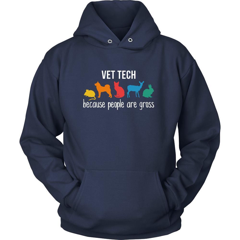 Vet Tech Shirt - Vet tech, because people are gross - Profession Gift-T-shirt-Teelime | shirts-hoodies-mugs