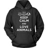 Vet Tech T Shirt - Keep calm and Love animals-T-shirt-Teelime | shirts-hoodies-mugs