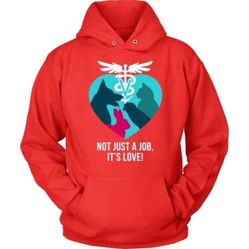 Vet Tech T Shirt - Not just a job, It's love!-T-shirt-Teelime | shirts-hoodies-mugs