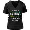 Vet Tech T Shirt - The road to my heart is paved with paw prints-T-shirt-Teelime | shirts-hoodies-mugs