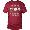 Vet Tech T Shirt - The road to my heart is paved with paw prints-T-shirt-Teelime | shirts-hoodies-mugs