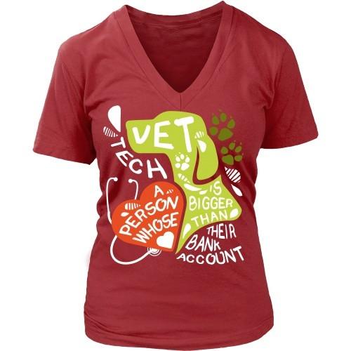 LVT Shirt Vet Tech Shirt Heart Stethoscope Vet Technician -  Denmark