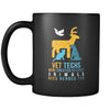 Vet Tech were created because animals need heroes too mug - Veterinary Black mug (11oz)-Drinkware-Teelime | shirts-hoodies-mugs