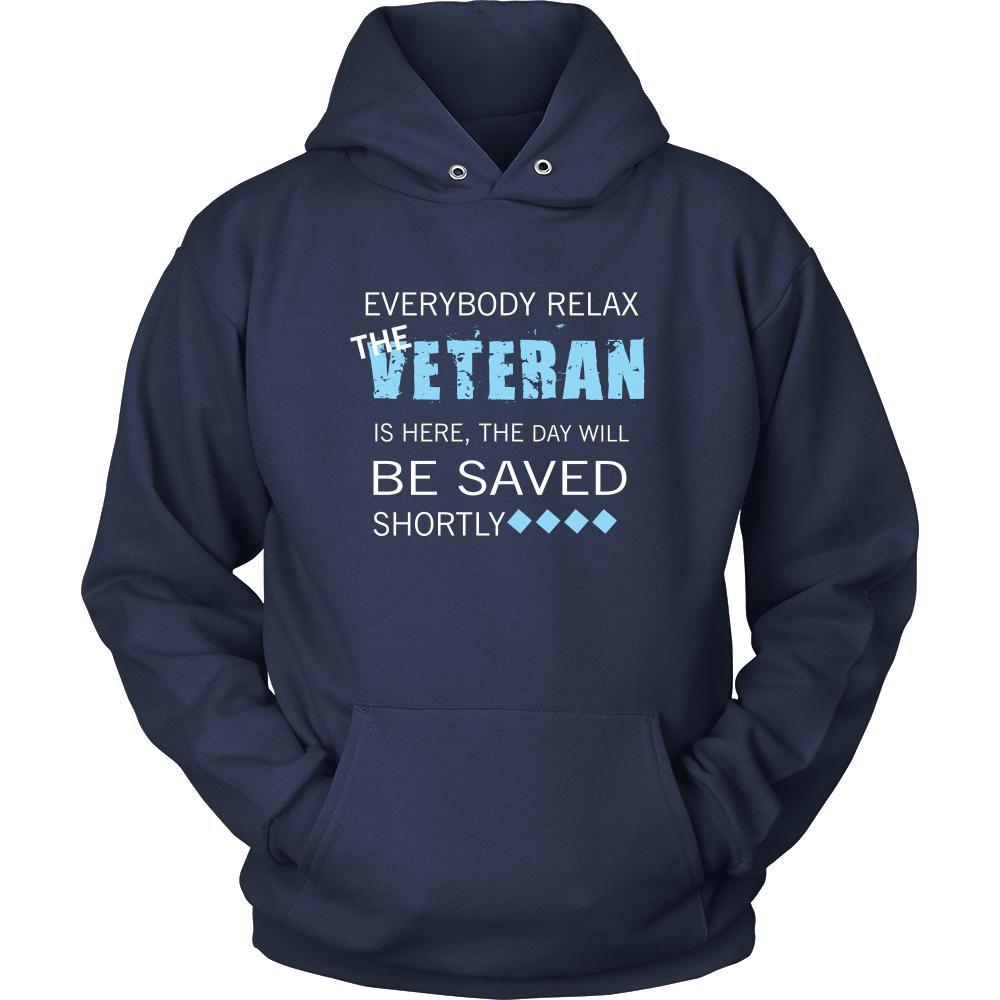 Veteran Shirt - Everyone relax the Veteran is here, the day will be save shortly - Profession Gift-T-shirt-Teelime | shirts-hoodies-mugs