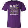 Veteran Shirt - Raise your hand if you love Veteran, if not raise your standards - Profession Gift-T-shirt-Teelime | shirts-hoodies-mugs