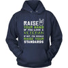 Veteran Shirt - Raise your hand if you love Veteran, if not raise your standards - Profession Gift-T-shirt-Teelime | shirts-hoodies-mugs