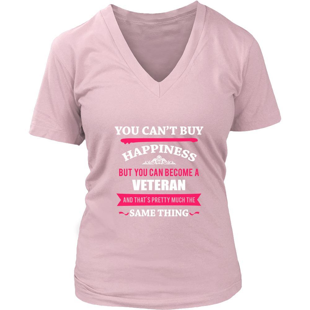 Veteran Shirt - You can't buy happiness but you can become a Veteran and that's pretty much the same thing Profession-T-shirt-Teelime | shirts-hoodies-mugs