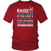 Veterinarian Shirt - Raise your hand if you love Veterinarian, if not raise your standards - Profession Gift-T-shirt-Teelime | shirts-hoodies-mugs