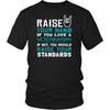 Veterinarian Shirt - Raise your hand if you love Veterinarian, if not raise your standards - Profession Gift-T-shirt-Teelime | shirts-hoodies-mugs