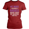 Veterinarian Shirt - Veterinarian because badass mother fucker isn't an official job title - Profession Gift-T-shirt-Teelime | shirts-hoodies-mugs