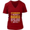 Veterinarian Shirt - Veterinarian because badass mother fucker isn't an official job title - Profession Gift-T-shirt-Teelime | shirts-hoodies-mugs