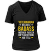 Veterinarian Shirt - Veterinarian because badass mother fucker isn't an official job title - Profession Gift-T-shirt-Teelime | shirts-hoodies-mugs