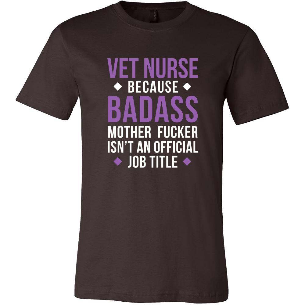 Veterinarian Shirt - Veterinarian because badass mother fucker isn't an official job title - Profession Gift-T-shirt-Teelime | shirts-hoodies-mugs
