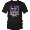 Veterinarian Shirt - Veterinarian because badass mother fucker isn't an official job title - Profession Gift-T-shirt-Teelime | shirts-hoodies-mugs