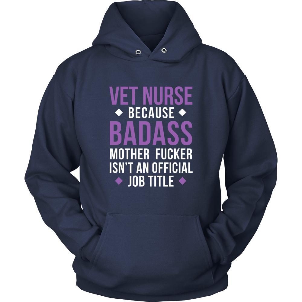 Veterinarian Shirt - Veterinarian because badass mother fucker isn't an official job title - Profession Gift-T-shirt-Teelime | shirts-hoodies-mugs