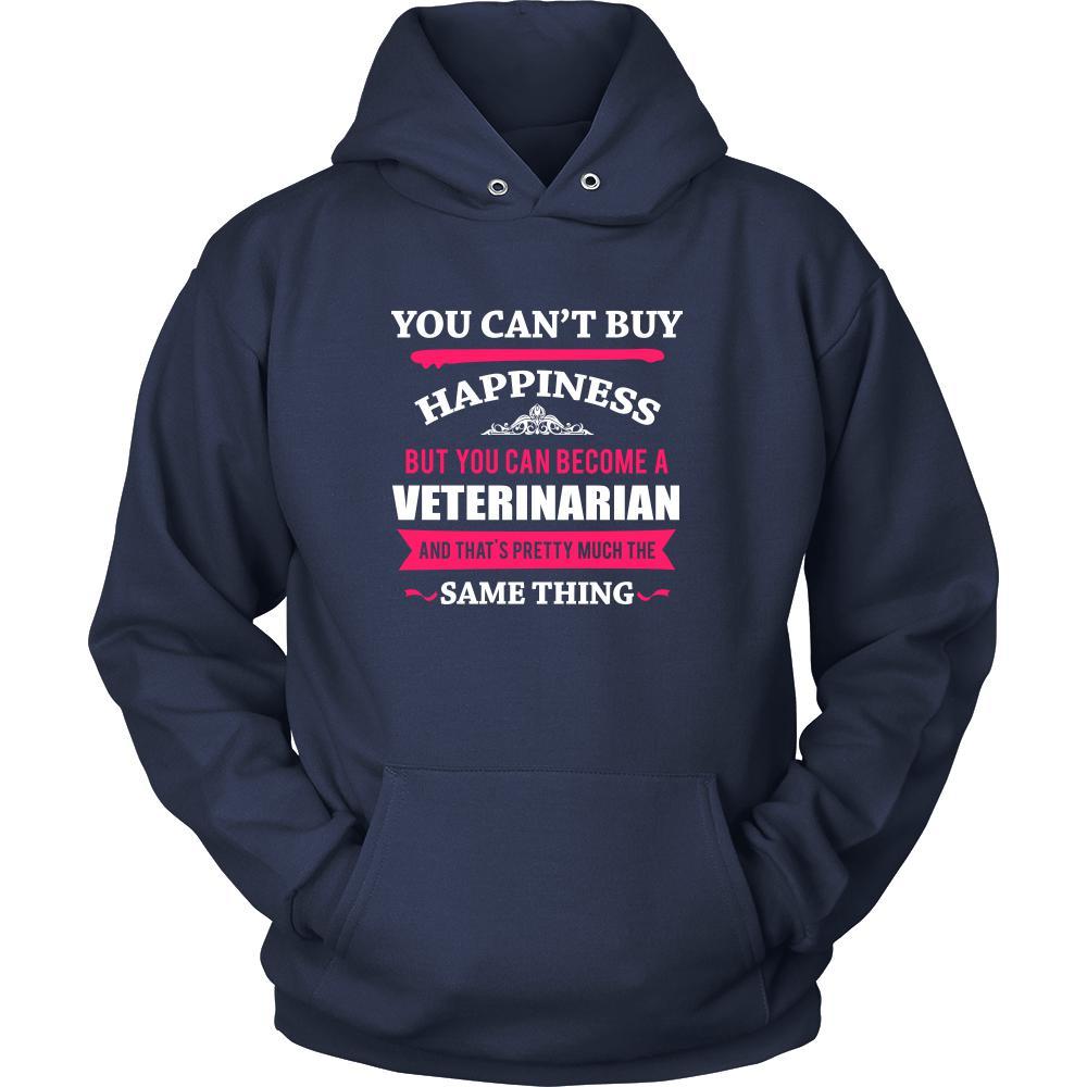 Veterinarian Shirt - You can't buy happiness but you can become a Veterinarian and that's pretty much the same thing Profession-T-shirt-Teelime | shirts-hoodies-mugs