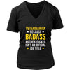 Veterinarian T-Shirt - Veterinarian Because Badass Motherf*ker isn't an Official Job Title-T-shirt-Teelime | shirts-hoodies-mugs