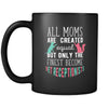 Veterinary All moms are created equal but only the finest become vet receptionists 11oz Black Mug-Drinkware-Teelime | shirts-hoodies-mugs