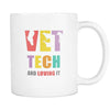 Veterinary Coffee Cup - Vet Tech & Loving It-Drinkware-Teelime | shirts-hoodies-mugs