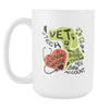 veterinary coffee cup - WhiteVet Tech Bank Account-Drinkware-Teelime | shirts-hoodies-mugs