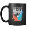 Veterinary Every patient leaves a footprint on my heart 11oz Black Mug-Drinkware-Teelime | shirts-hoodies-mugs