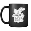 Veterinary I was made to save animals [White] 11oz Black Mug-Drinkware-Teelime | shirts-hoodies-mugs