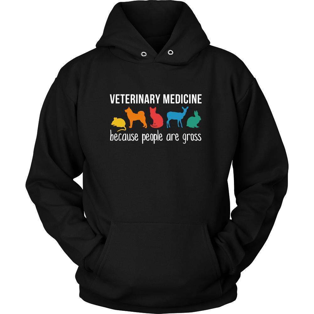 Veterinary medicine Shirt - Veterinary medicine, because people are gross - Profession Gift-T-shirt-Teelime | shirts-hoodies-mugs