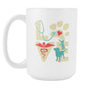 Veterinary Mug - Love Cat & Dog-Drinkware-Teelime | shirts-hoodies-mugs