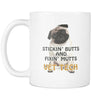 Veterinary Mug - Stickin' Butts and Fixin' Mutts-Drinkware-Teelime | shirts-hoodies-mugs