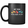 Veterinary Mug - Vet tech because people are gross-Drinkware-Teelime | shirts-hoodies-mugs