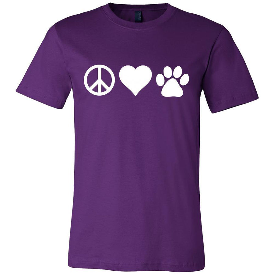 Veterinary Shirt - Peace, love, paws - Profession Gift-T-shirt-Teelime | shirts-hoodies-mugs